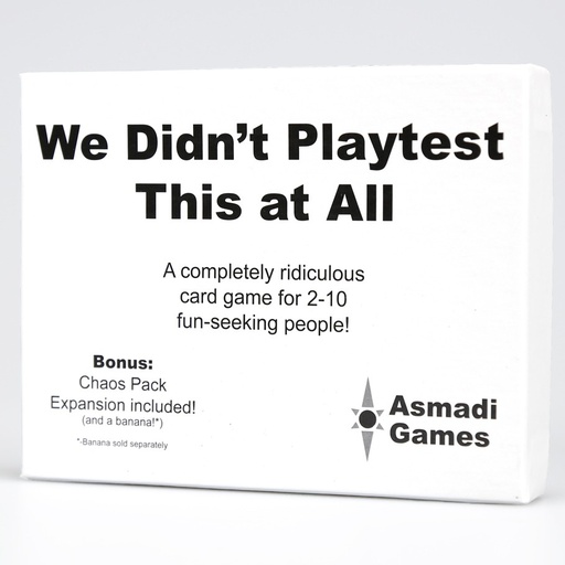 [ASN0003] We Didn't Playtest This at All