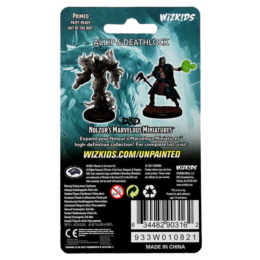 Nolzur's Marvelous Miniatures: Allip & Deathlock