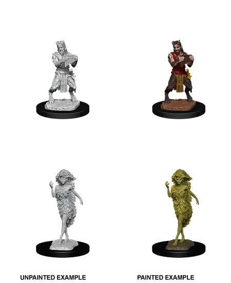 Nolzur's Marvelous Miniatures: Satyr & Dryad