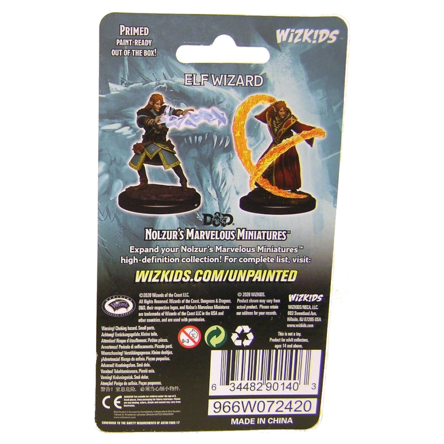 Nolzur's Marvelous Miniatures: Elf Wizard Male W13