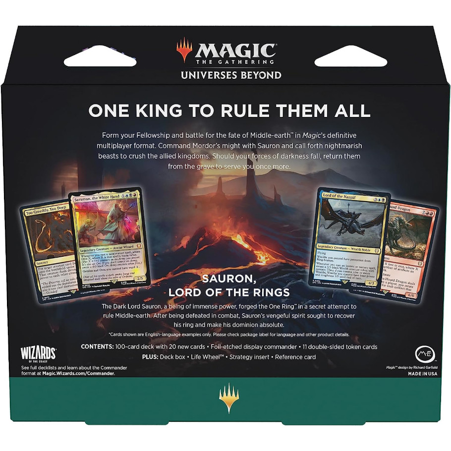 MTG: LotR: Tales of Middle-Earth Commander Deck (The Hosts of Mordor)