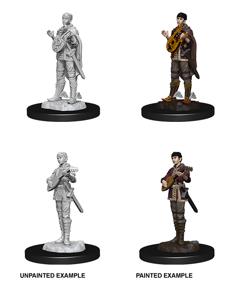 Nolzur's Marvelous Miniatures: Half Elf Bard Female