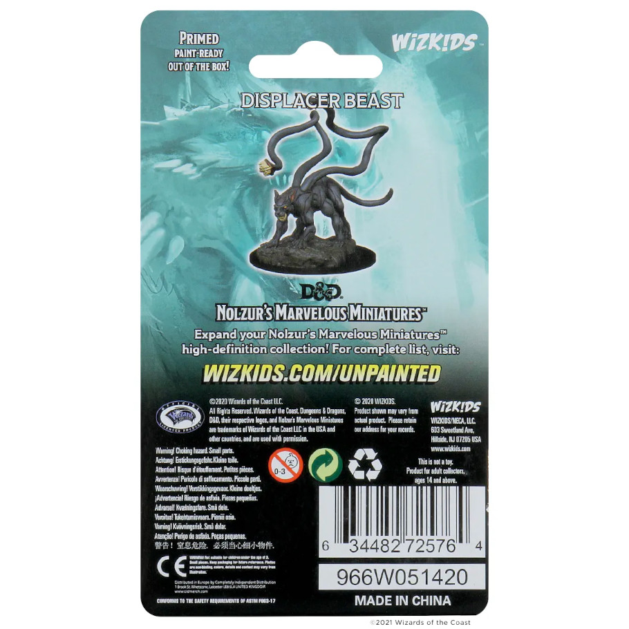 Nolzur's Marvelous Miniatures: Displacer Beast