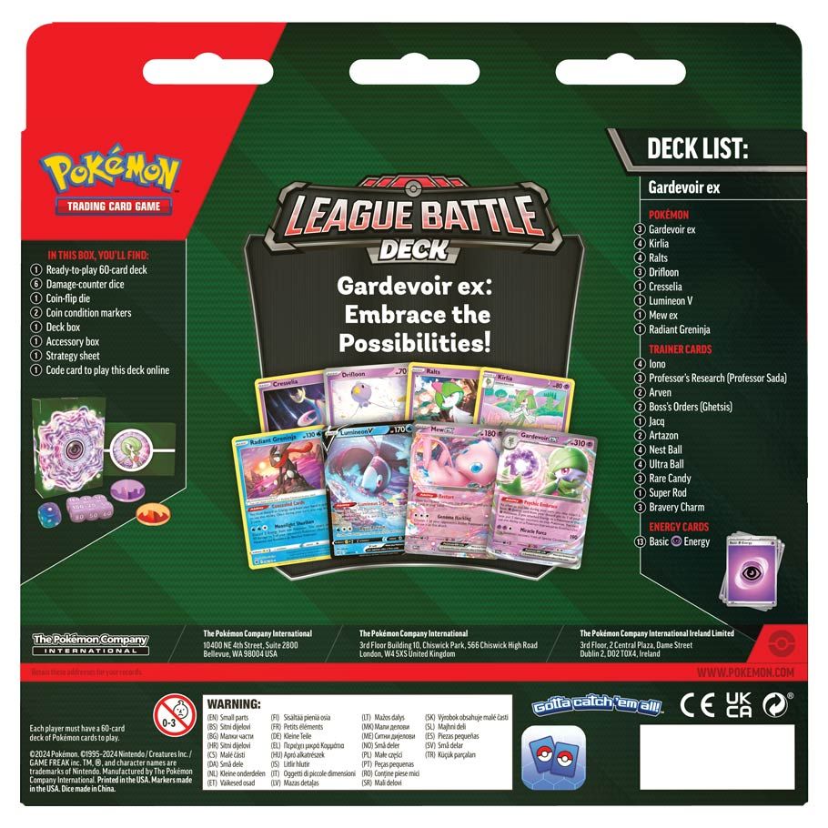 Pokémon: Gardevoir ex League Battle Deck