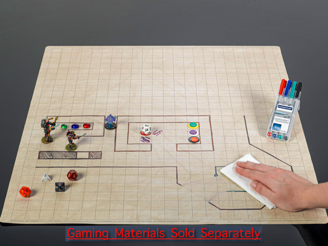 Reversible Battlemat 1" sq/hex