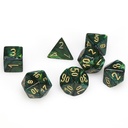 Dice: 7-set Scarab Jade/gold