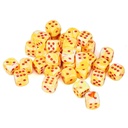 Dice: 36d16 Festive Sunburst/red
