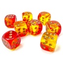 Dice: 36d6 Gemini Translucent Red-Yellow/gold