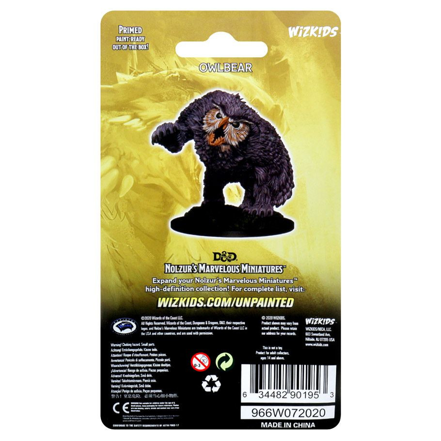 Nolzur's Marvelous Miniatures: Owlbear