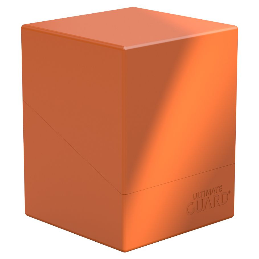 Deck Box: Boulder Solid 100+ Orange