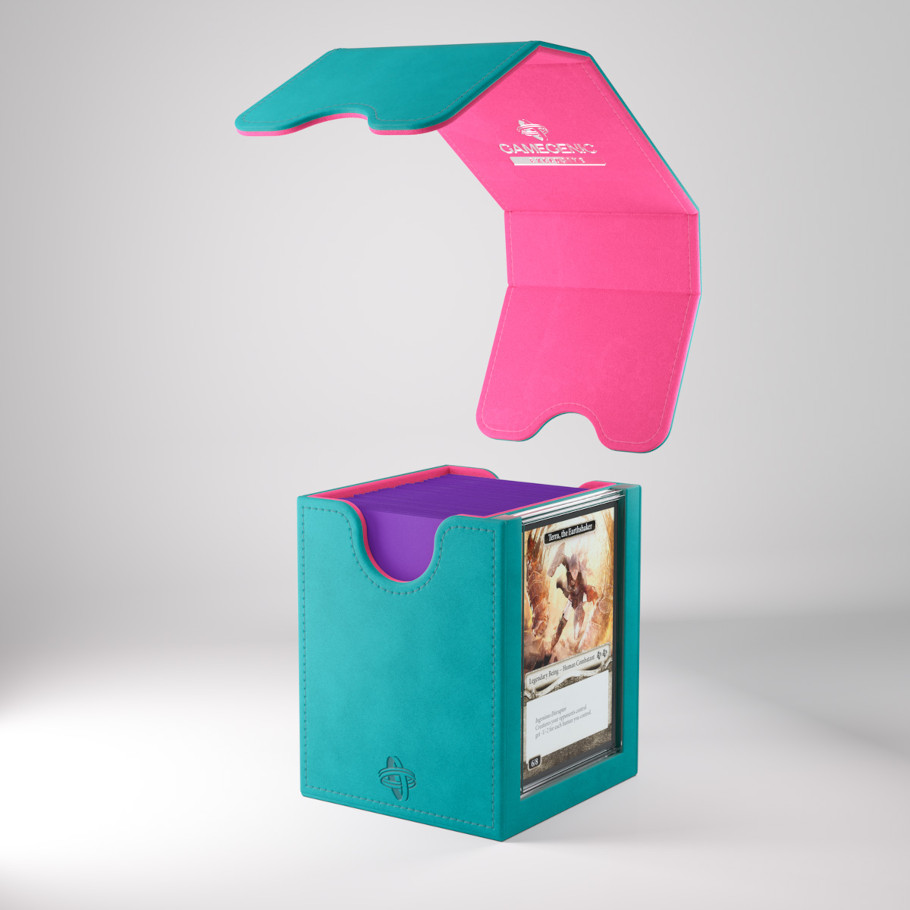 Deck Box: Squire Plus 100+ XL Convertible Teal/Pink