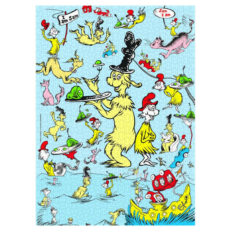 Puzzle: Dr Seuss Green Eggs and Ham 1000pc