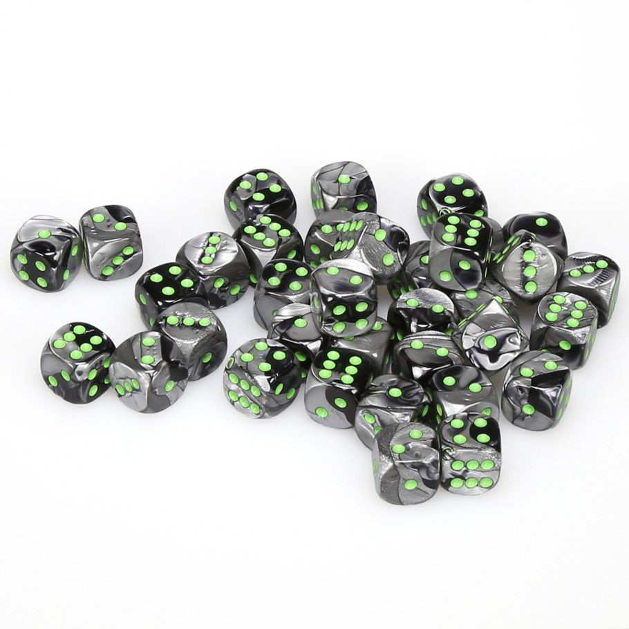 Dice: 12d6  Gemini Black-Grey/green