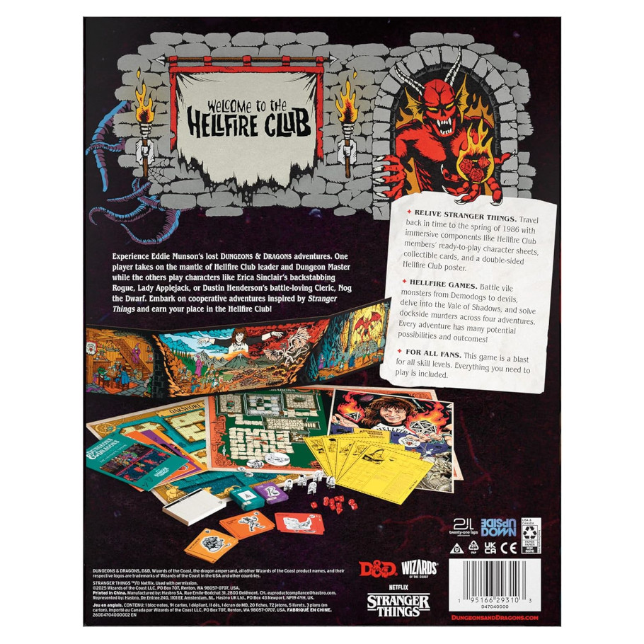 D&D: Stranger Things Welcome to the Hellfire Club Box Set