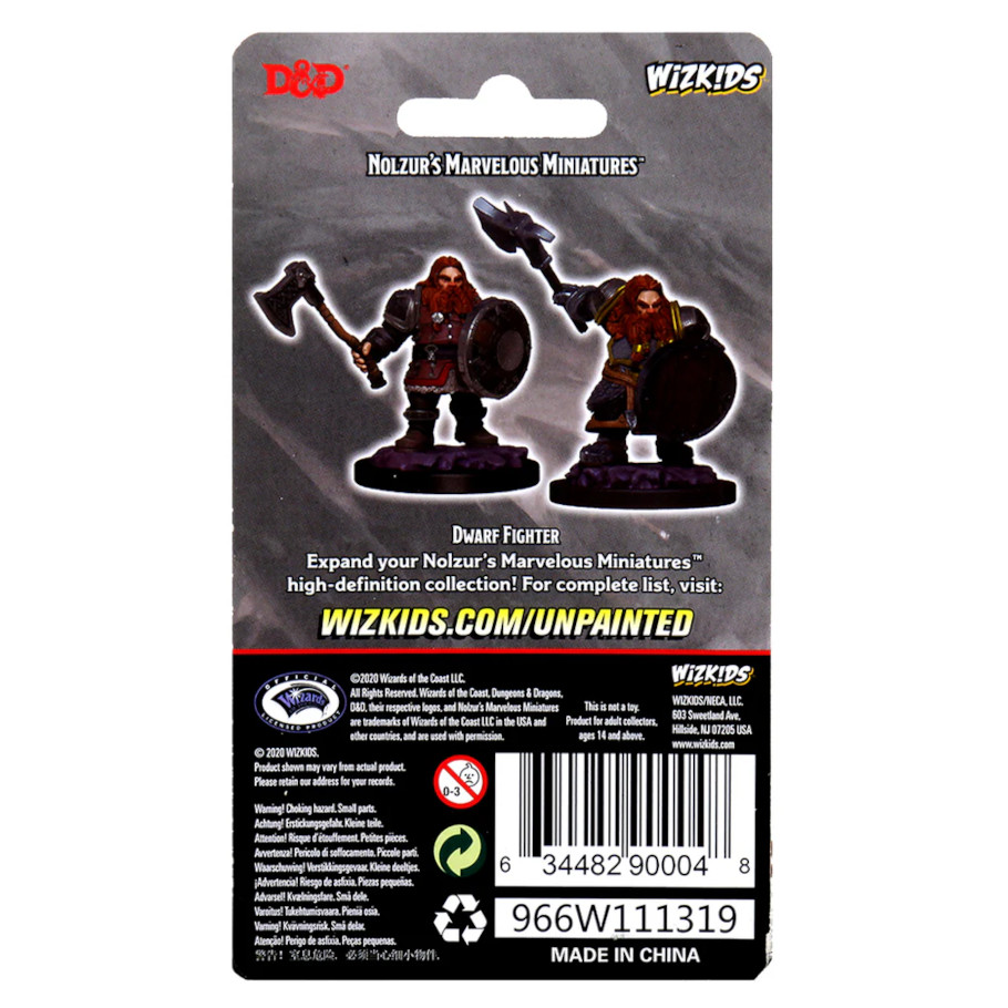 Nolzur's Marvelous Minis: Dwarf Fighter Male