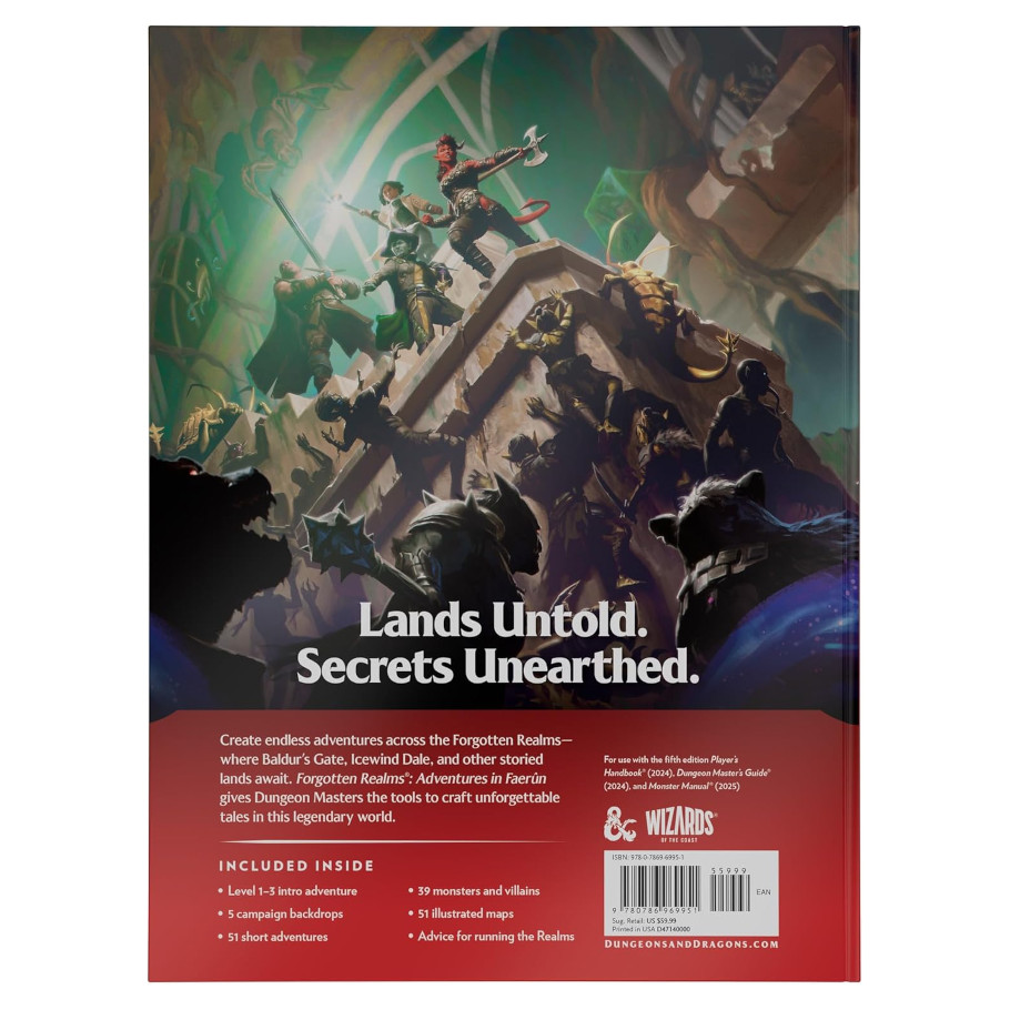 D&D 5E: Forgotten Realms: Adventures in Faerun