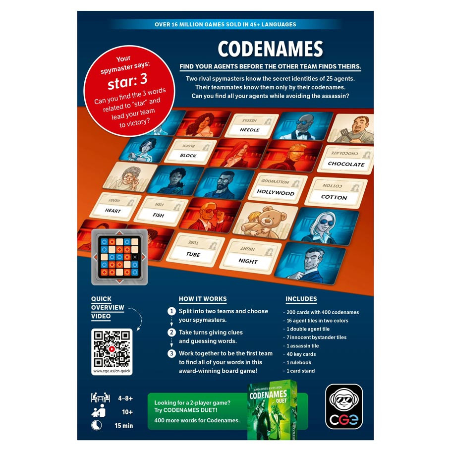 Codenames 2nd Edition