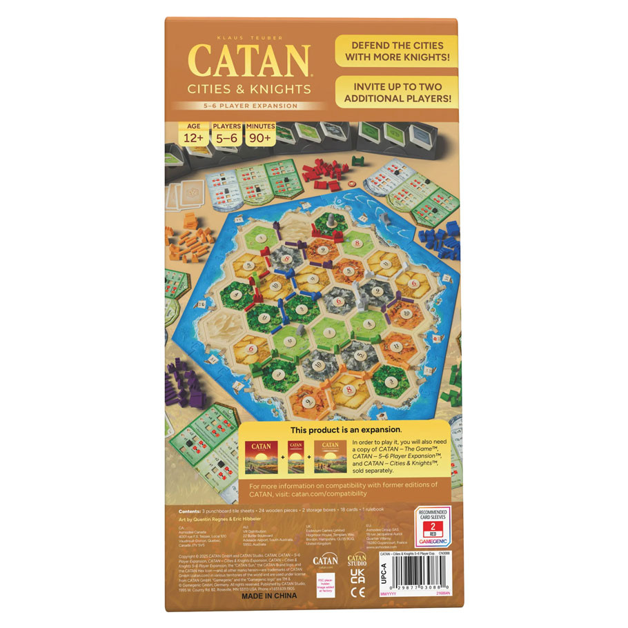 Catan: Cities & Knights 5-6 Player Extension