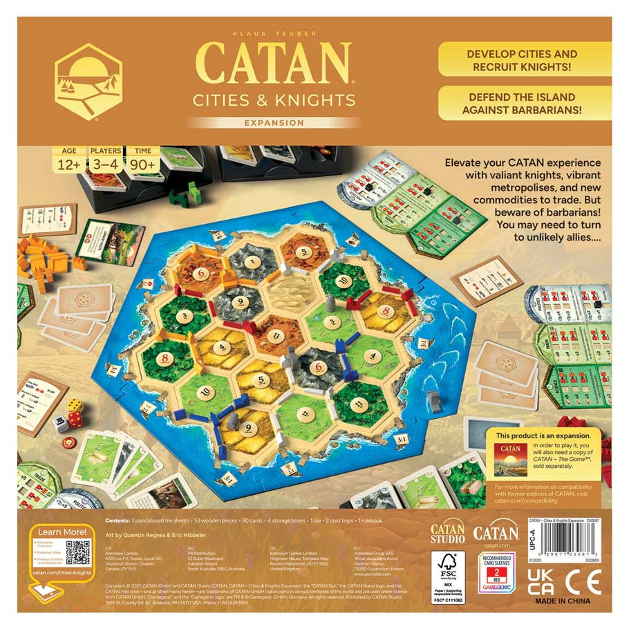 Catan: Cities & Knights Expansion