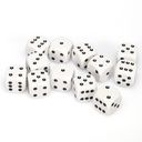 Dice: 12d6 Opaque White/black