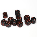 Dice: 12d6 Opaque Black/red