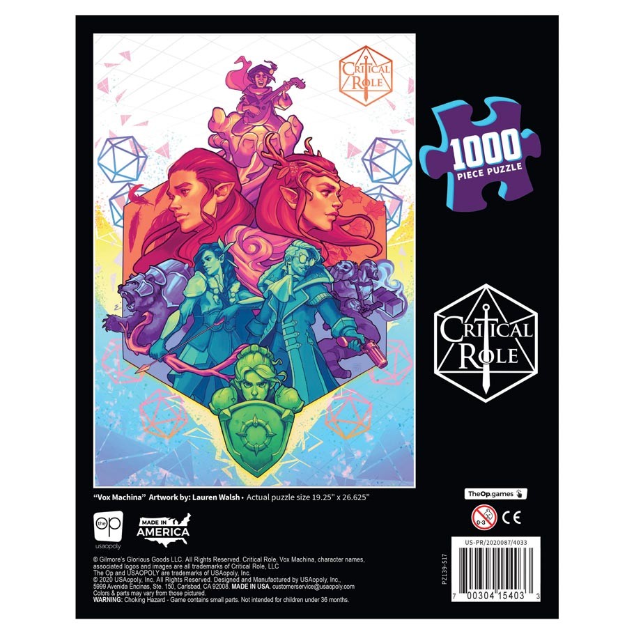 Puzzle: Critical Role Vox Machina 1000pc