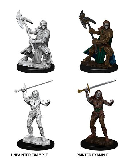 Nolzur's Marvelous Miniatures: Half-Orc Fighter Female