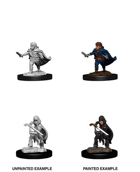 Nolzur's Marvelous Miniatures: Halfling Rogue Male W13