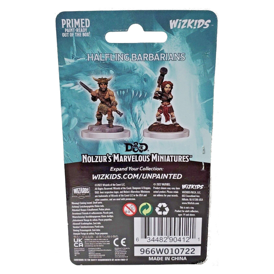 Nolzur's Marvelous Miniatures: Halfling Barbarians