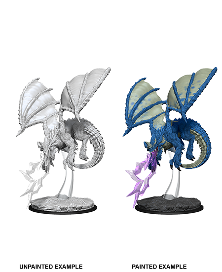 Nolzur's Marvelous Miniatures: Young Blue Dragon W08