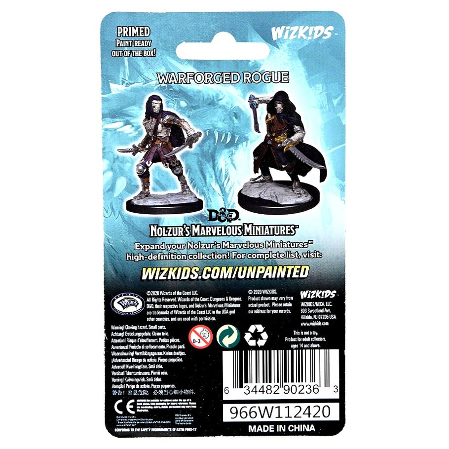 Nolzur's Marvelous Miniatures: Warforged Rogue