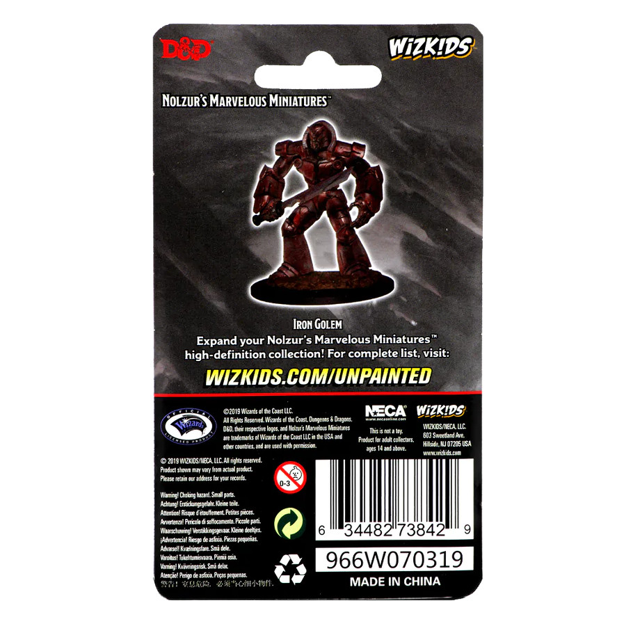 Nolzur's Marvelous Miniatures: Iron Golem