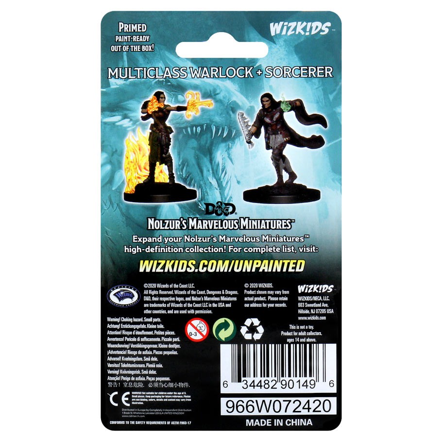 Nolzur's Marvelous Miniatures: Multiclass Warlock + Sorcerer