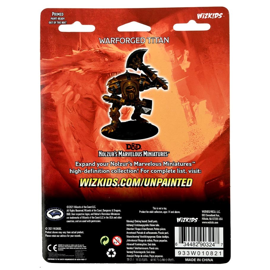 Nolzur's Marvelous Miniatures: Warforged Titan