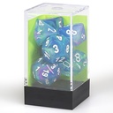 Dice: 7-set Festive Waterlily/white