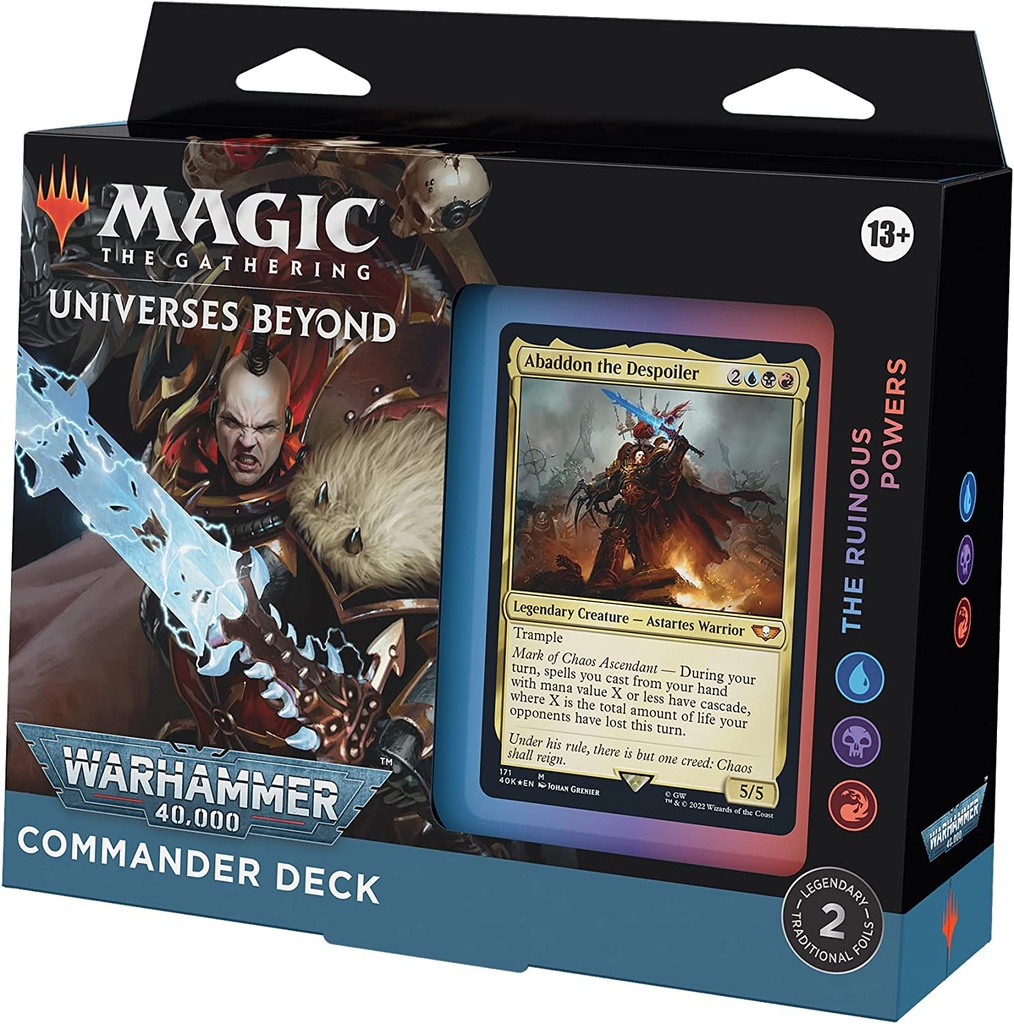 MTG: Universes Beyond - Warhammer 40,000 Commander Deck (The Ruinous Powers)