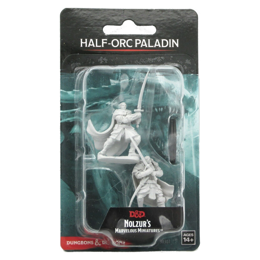 Nolzur's Marvelous Miniatures: Half-Orc Paladin Male W15