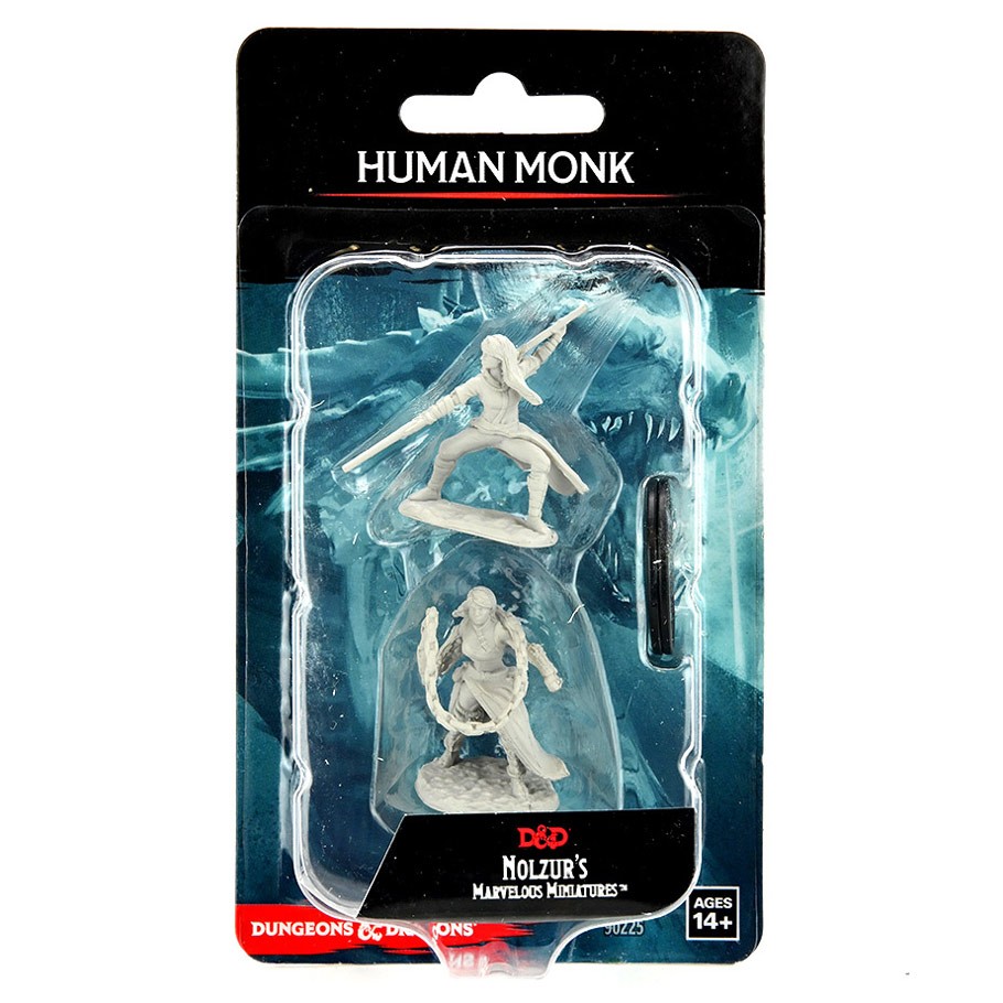 Nolzur's Marvelous Miniatures: Human Monk  Female W14