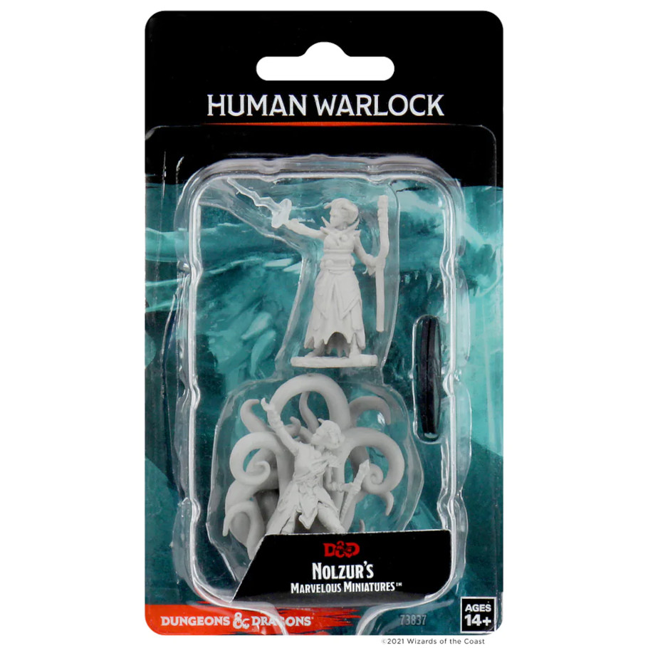 Nolzur's Marvelous Miniatures: Human Warlock Female
