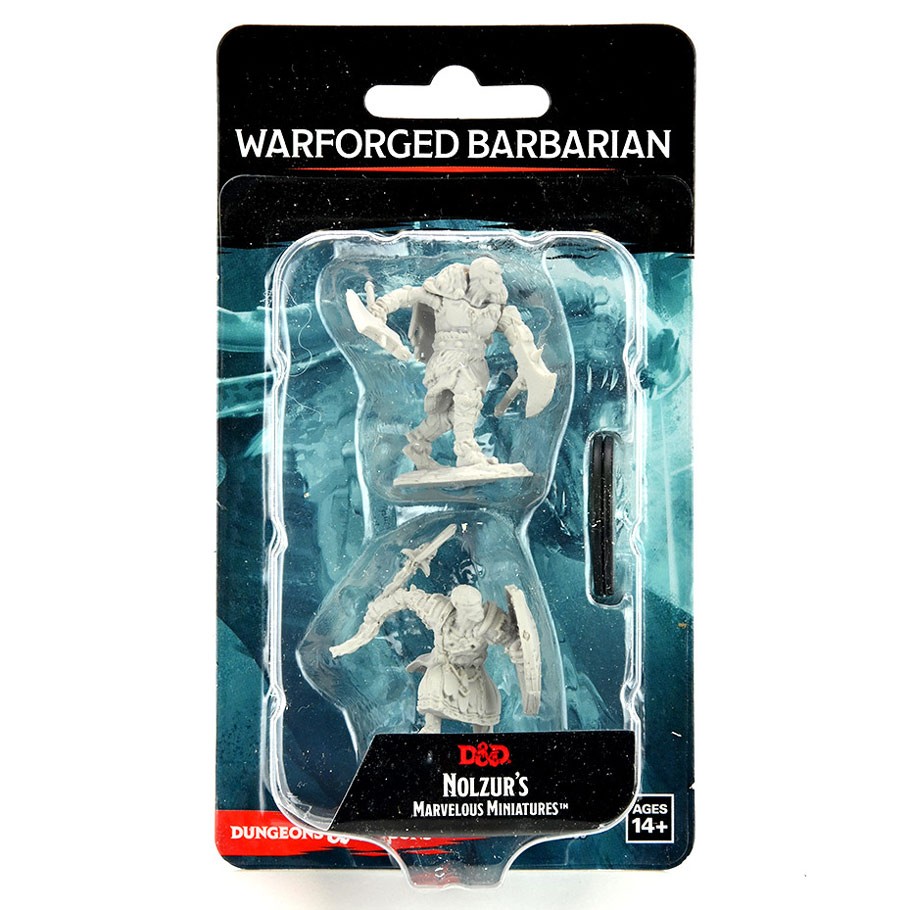 Nolzur's Marvelous Miniatures: Warforged Barbarian