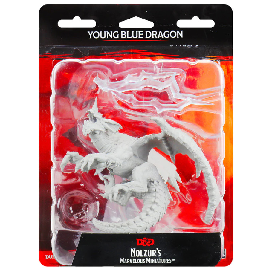 Nolzur's Marvelous Miniatures: Young Blue Dragon W08