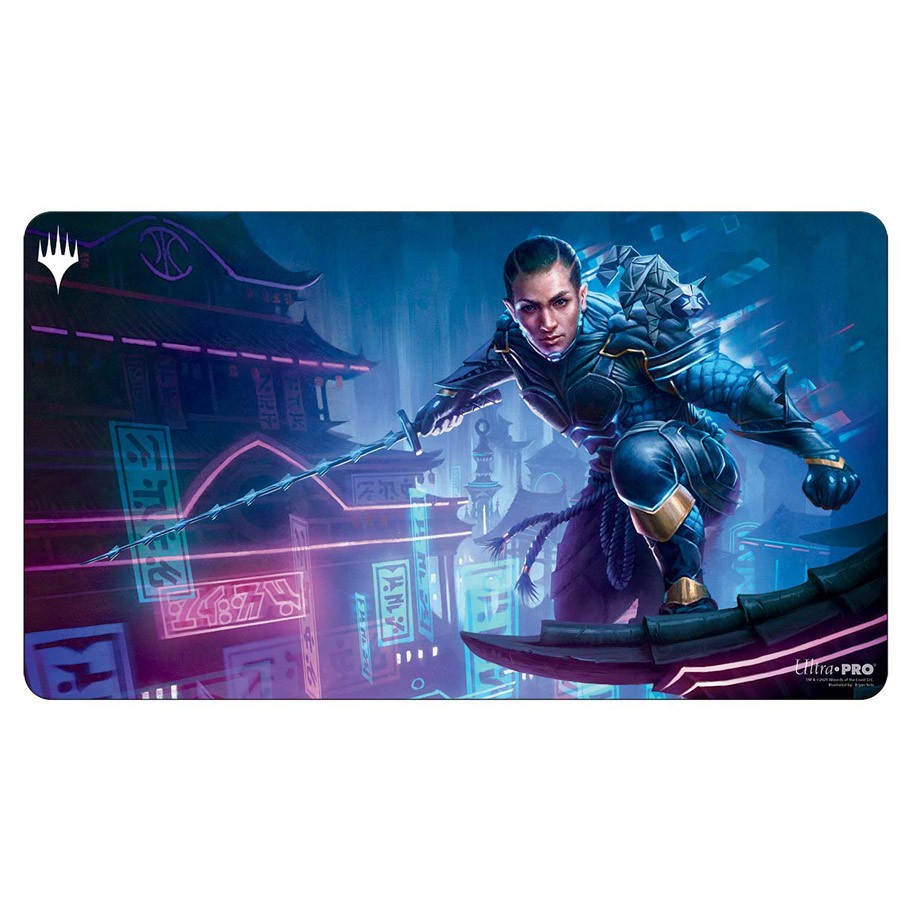 Playmat: MTG Kamigawa Neon Dynasty Kaito Shizuki