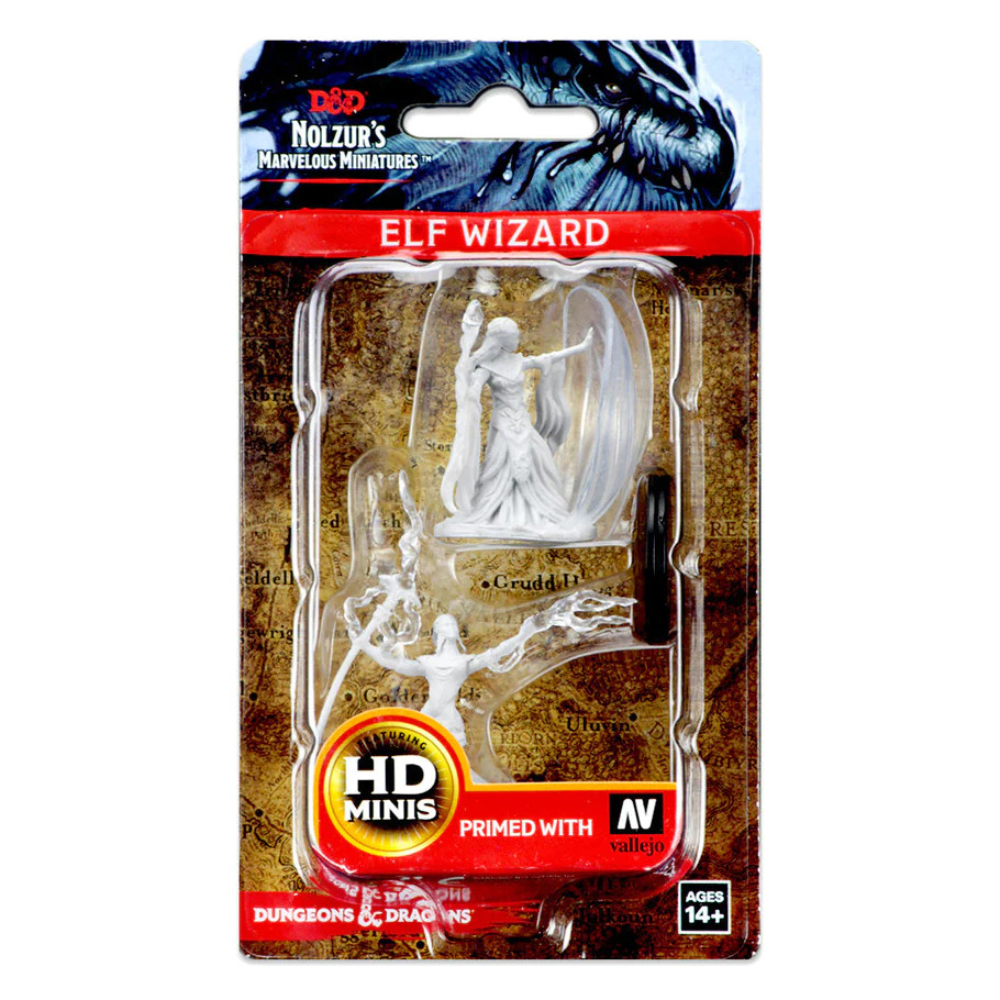 Nolzur's Marvelous Miniatures: Elf Wizard Female