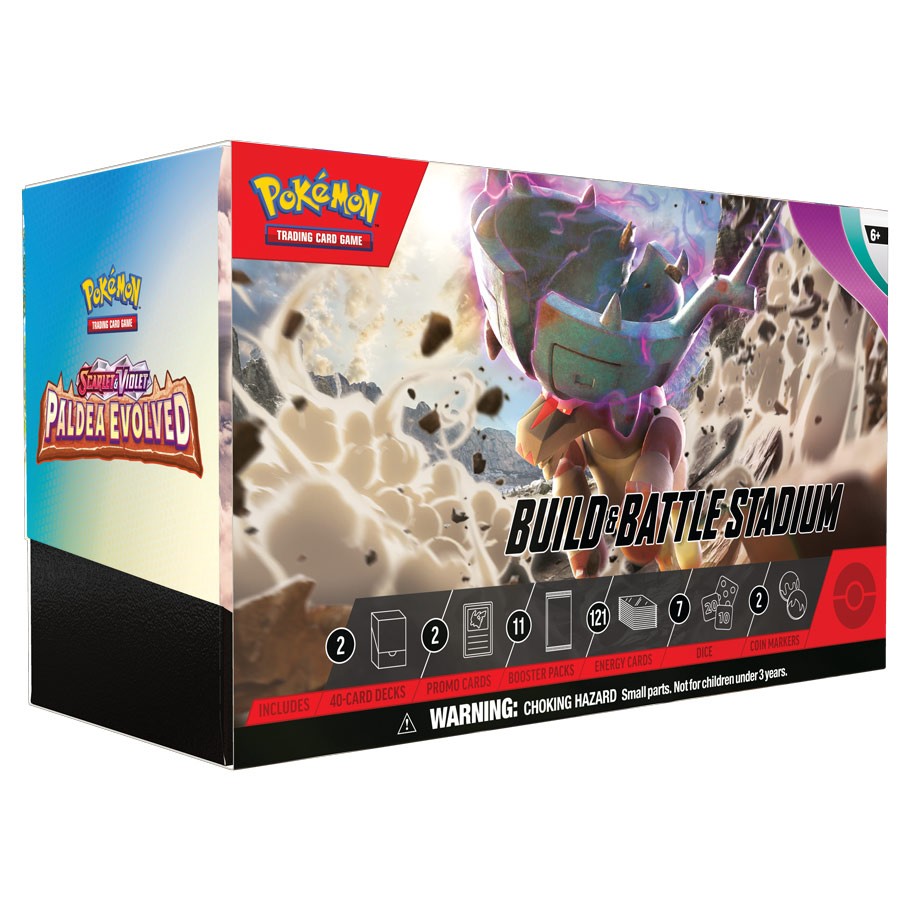 Pokémon: Scarlet & Violet Paldea Evolved Build & Battle Stadium