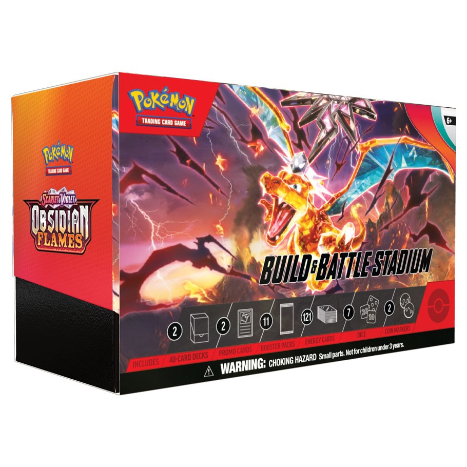 Pokémon: Scarlet & Violet Obsidian Flames Build & Battle Stadium