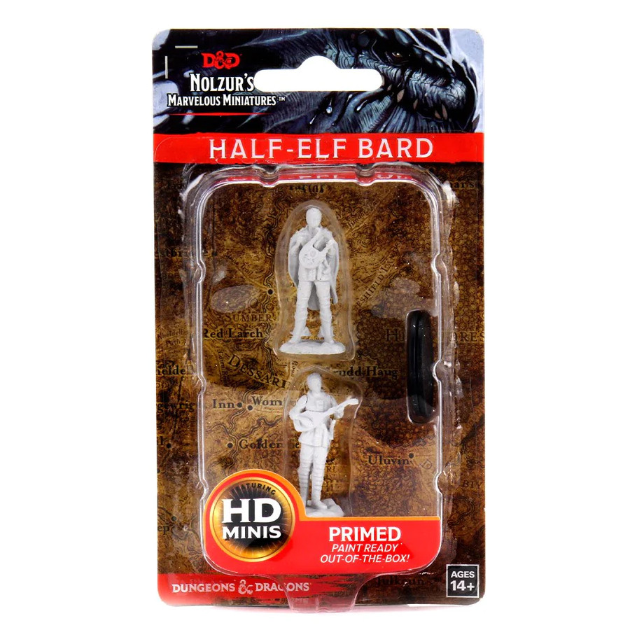Nolzur's Marvelous Miniatures: Half Elf Bard Female