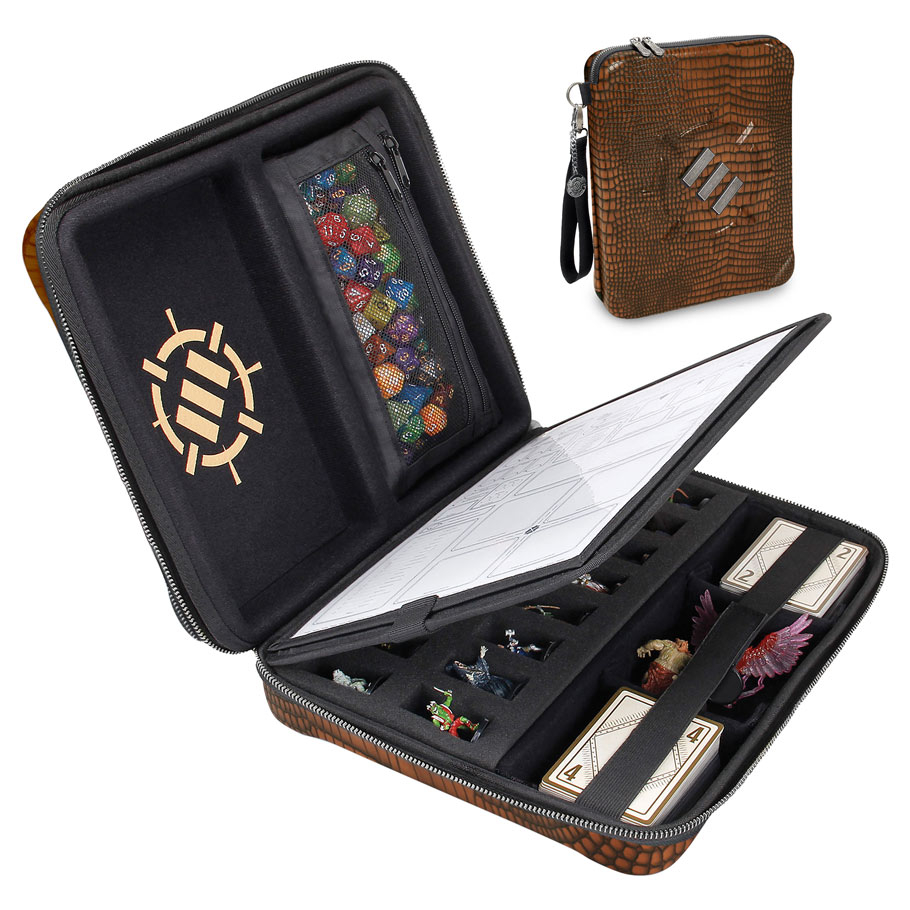 Enhance: RPG Organizer Case Collector's Edition (Dragon Brown)