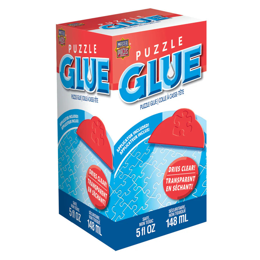 Jigsaw Puzzle Glue with Applicator - 5 oz