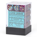 Dice: 36d6 Gemini Purple-Teal/gold