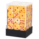 Dice: 36d16 Festive Sunburst/red